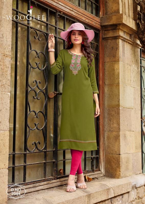 Wooglee Barbella Vol 14 catalog branded kurtis wholesale bulkli