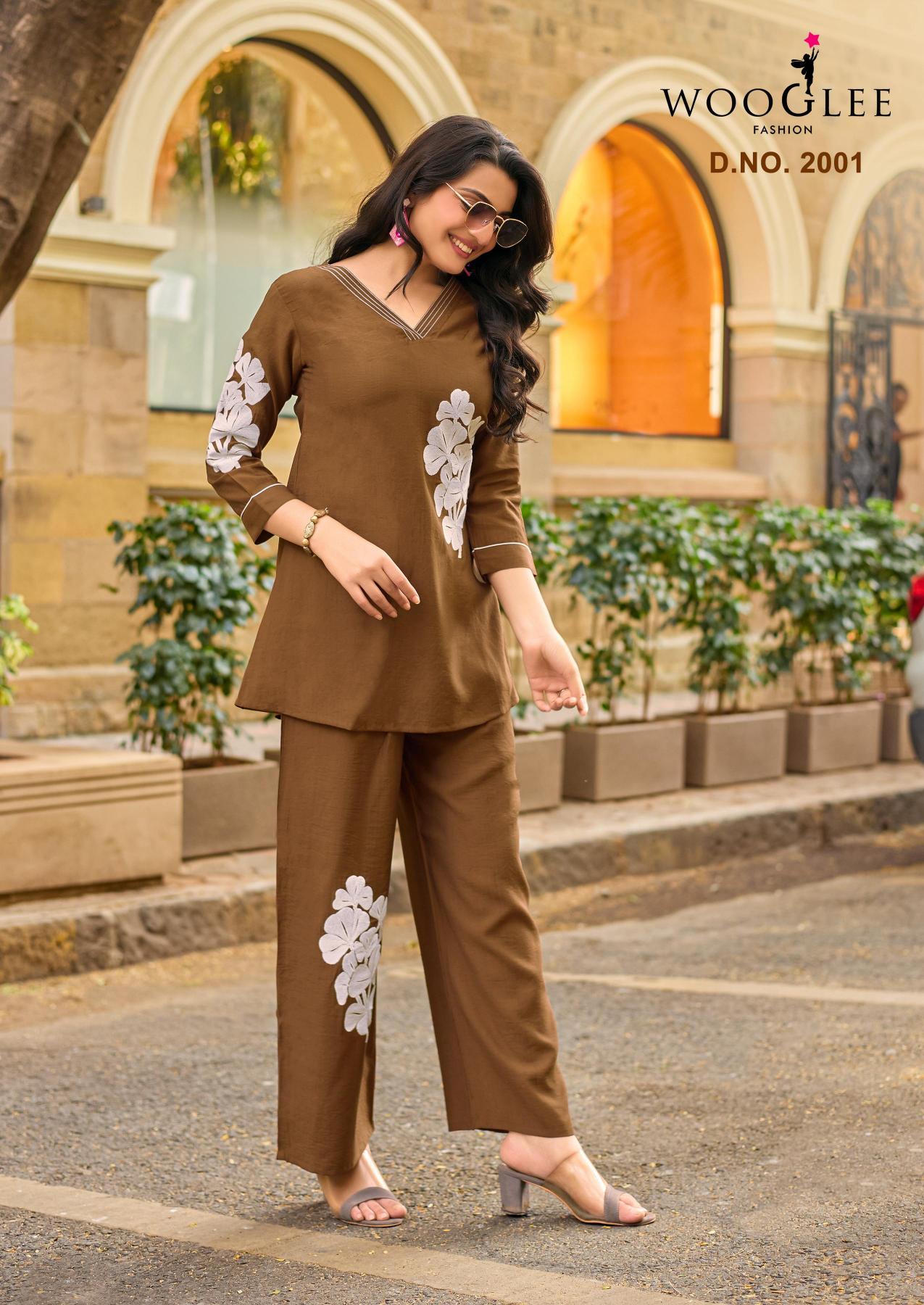 Wooglee Livonia catalog coord set wholesaler in mumbai