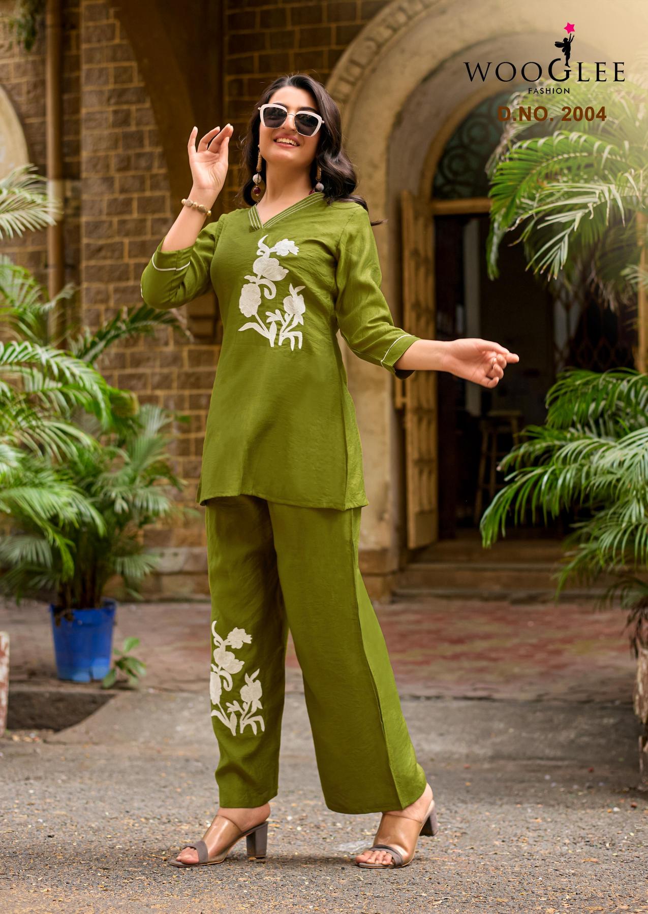 Wooglee Livonia catalog coord set wholesaler in mumbai