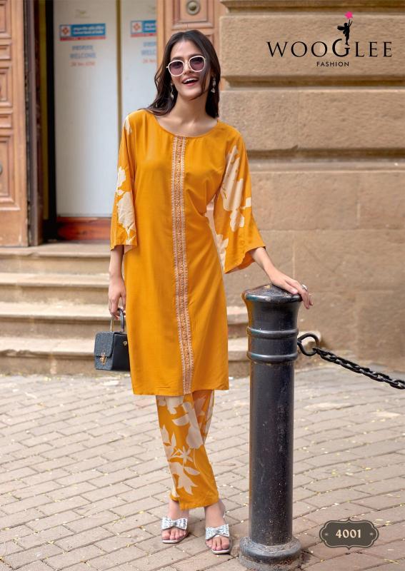 Wooglee Yanaa catalog co ord sets india