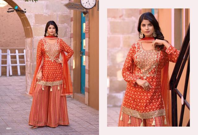 Your choice Ginni Vol 4 catalog wholesale salwar kameez market in kolkata