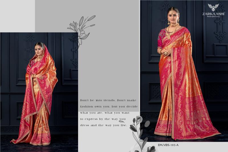 Zarkaashi Shivalika Vol 1 catalog wholesale sarees