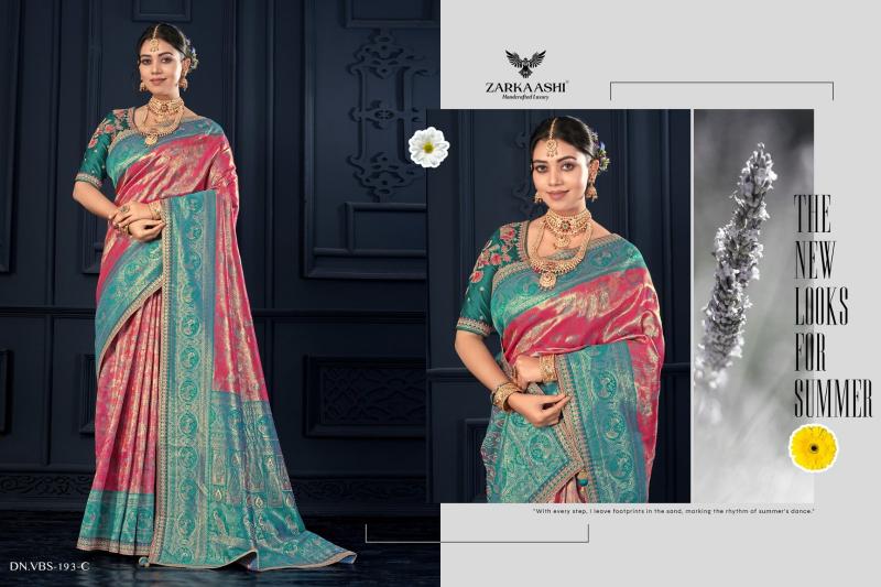 Zarkaashi Shivalika Vol 1 catalog wholesale sarees