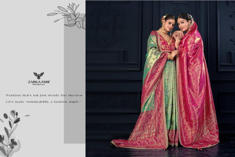 Zarkaashi Shivalika Vol 1 catalog wholesale sarees