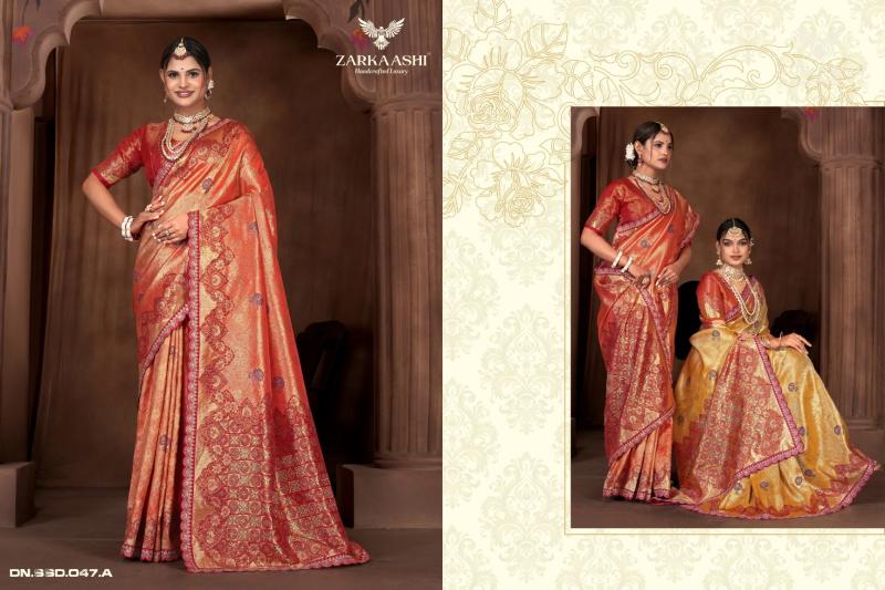 Zarkaashi Virasat catalog wholesale saree dealers in india