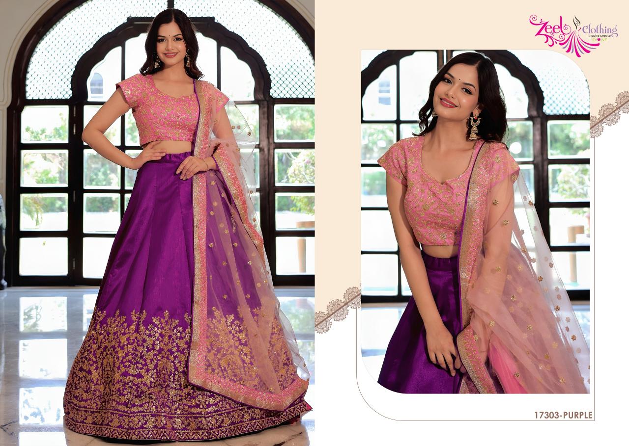Zeel Clothing vol 30 catalog lehenga choli wholesaler in delhi
