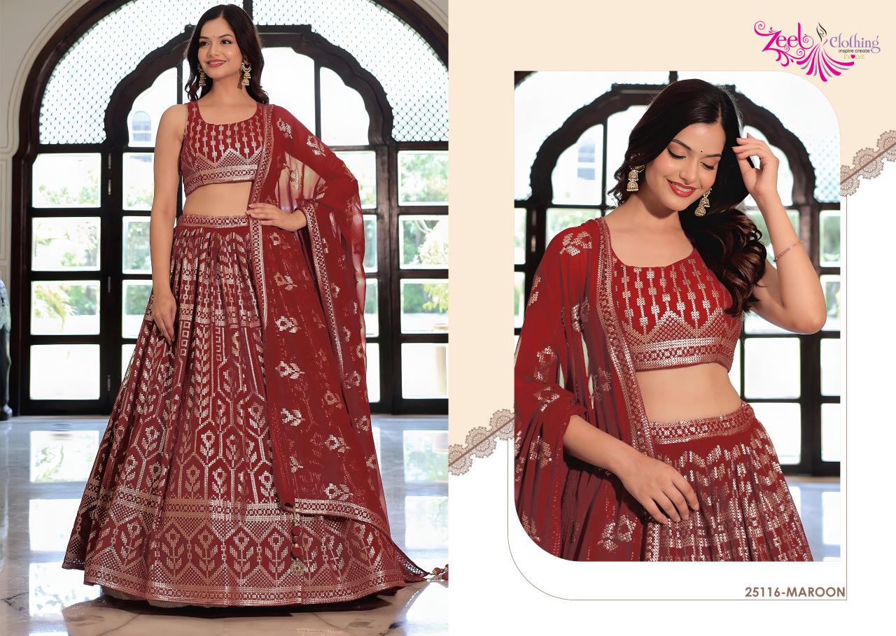 Zeel Clothing vol 30 catalog lehenga choli wholesaler in delhi