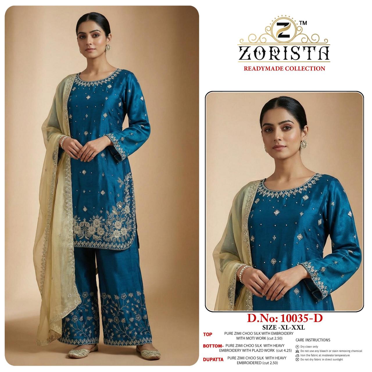 Zorista 10035 catalog salwar kameez wholesale ahmedabad