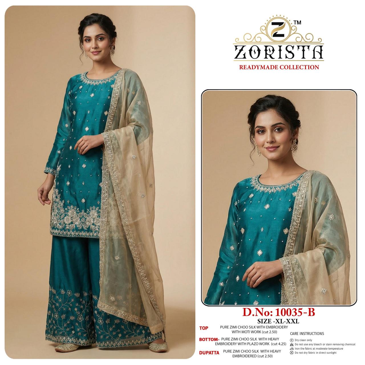 Zorista 10035 catalog salwar kameez wholesale ahmedabad