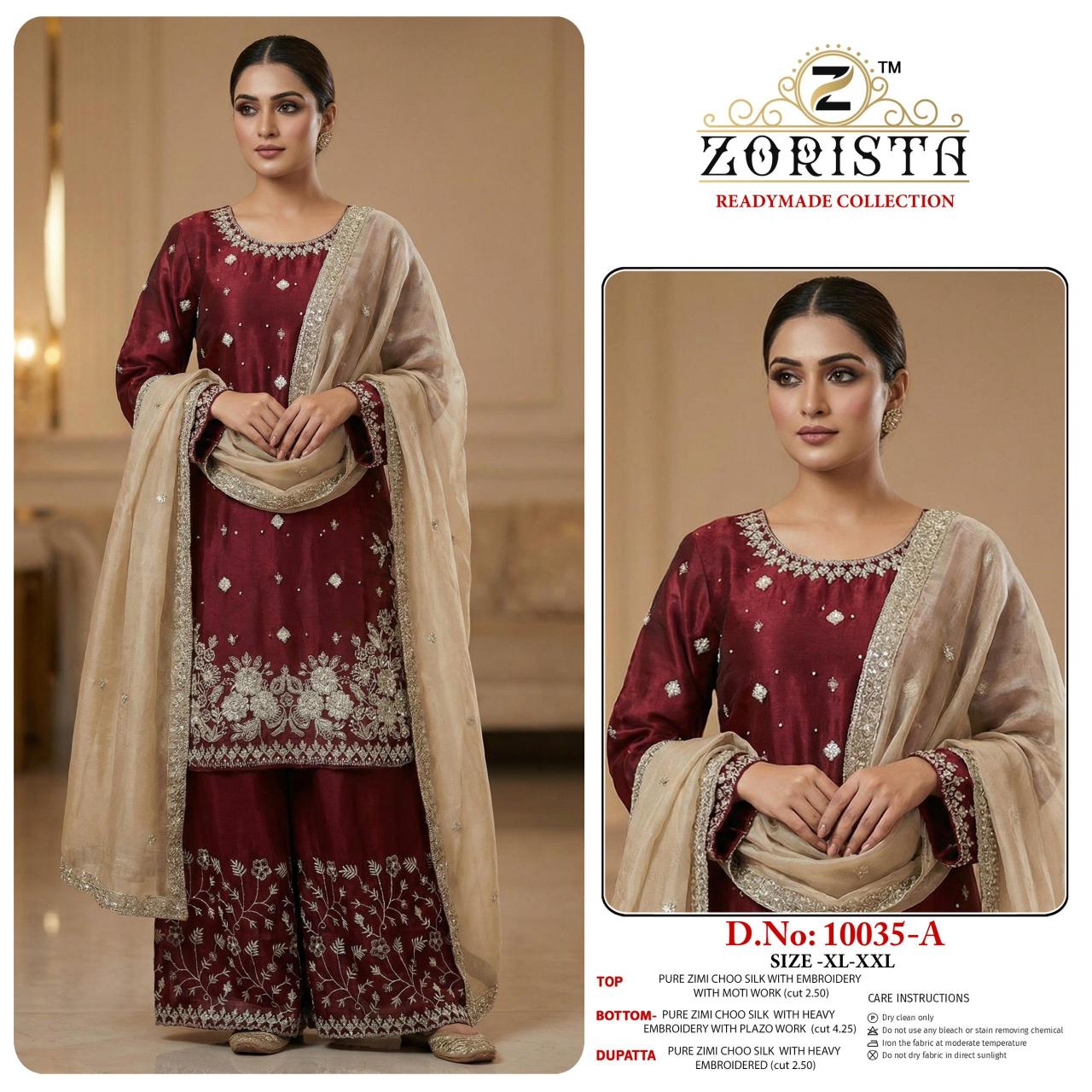 Zorista 10035 catalog salwar kameez wholesale ahmedabad