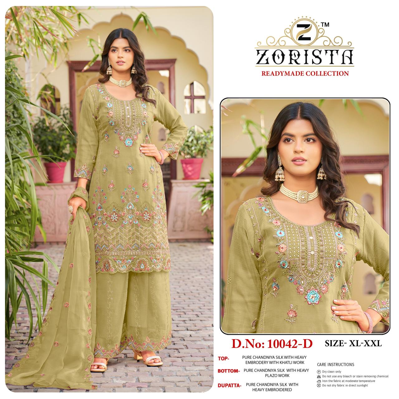 Zorista 10042 catalog pakistani suits wholesale online india