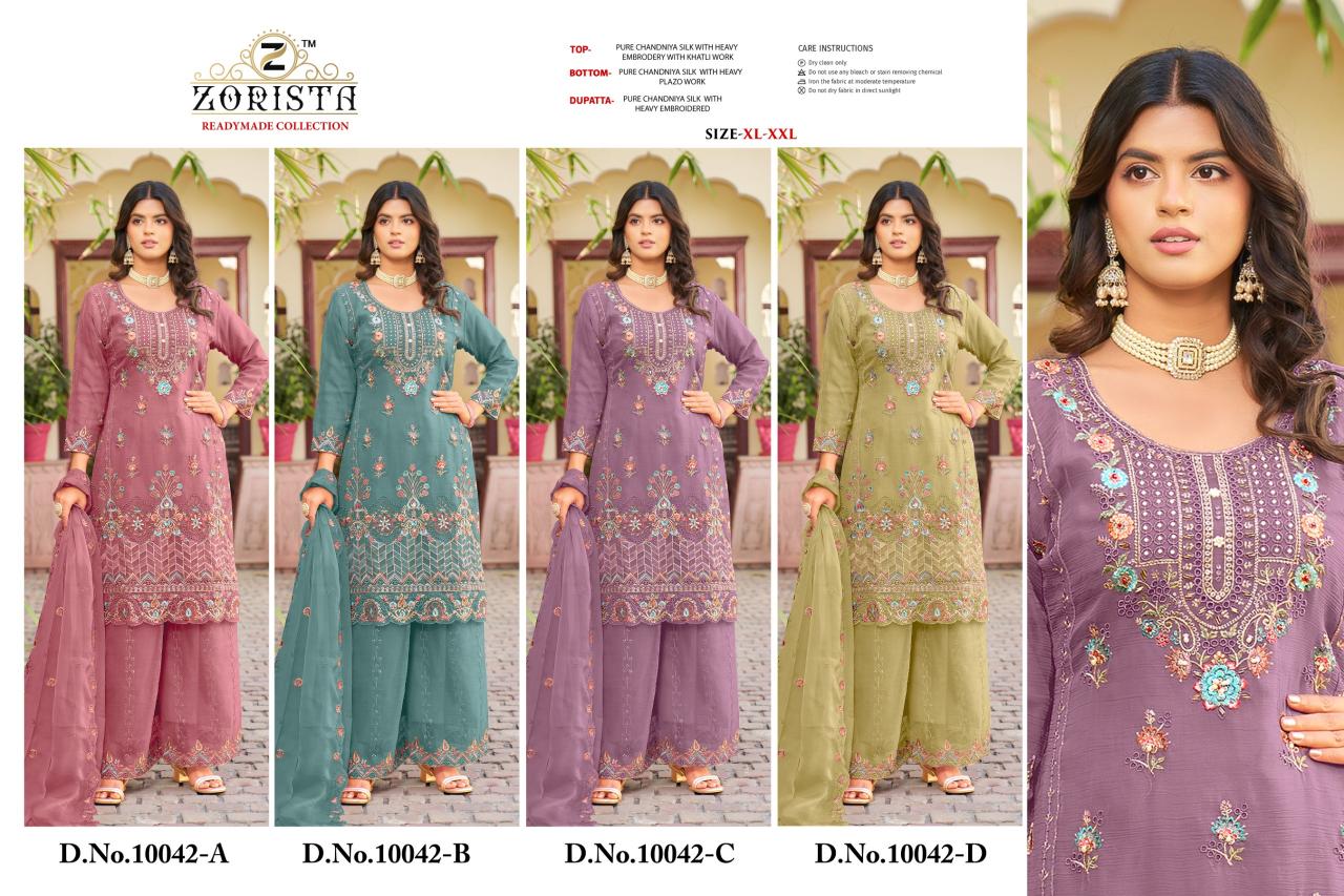 Zorista 10042 catalog pakistani suits wholesale online india