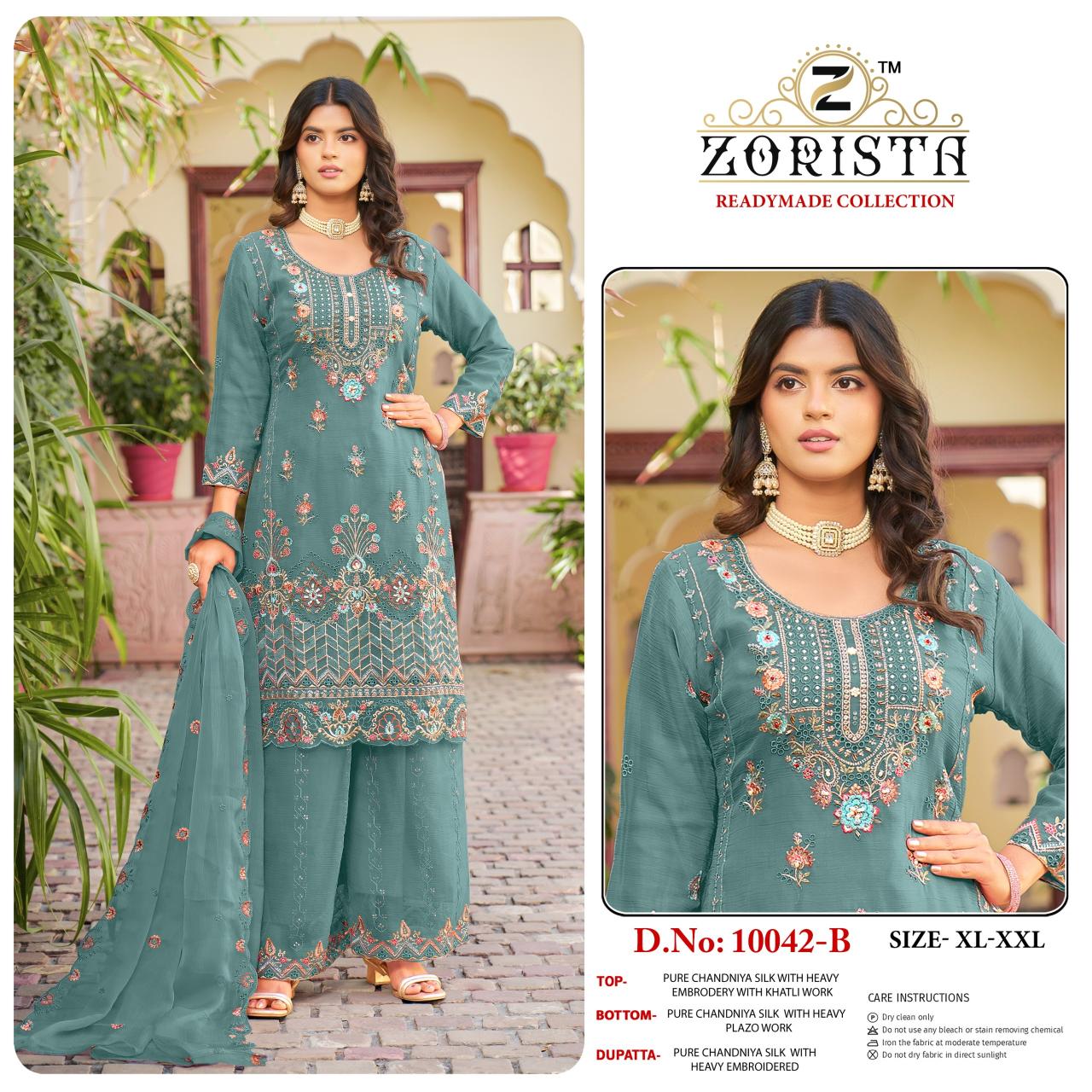 Zorista 10042 catalog pakistani suits wholesale online india