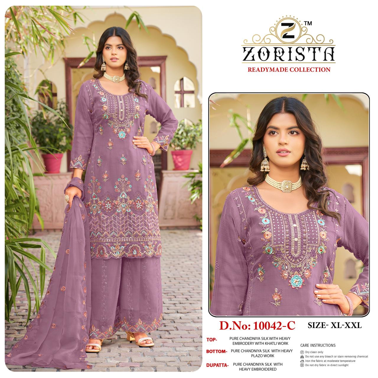 Zorista 10042 catalog pakistani suits wholesale online india