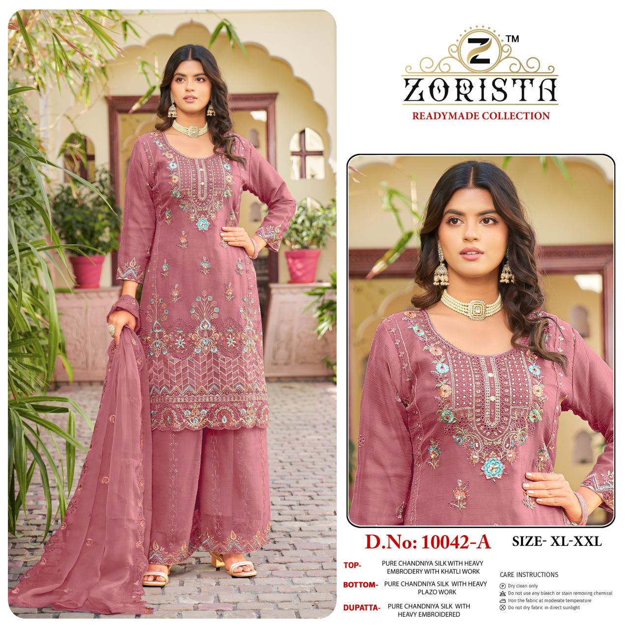 Zorista 10042 catalog pakistani suits wholesale online india