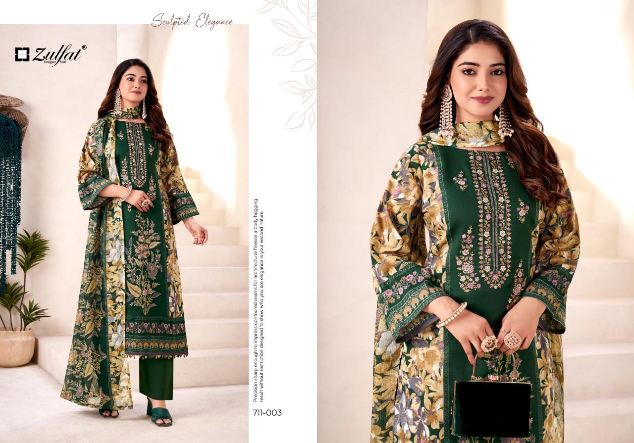 Zulfat Naseera catalog buy dress materials from surat