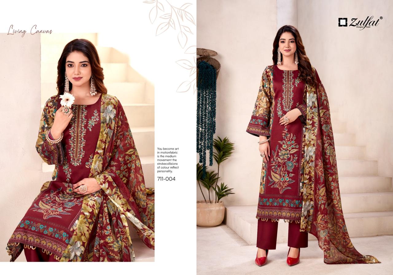 Zulfat Naseera catalog buy dress materials from surat