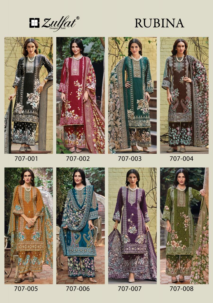 Zulfat Rubina catalog dress material suppliers in surat