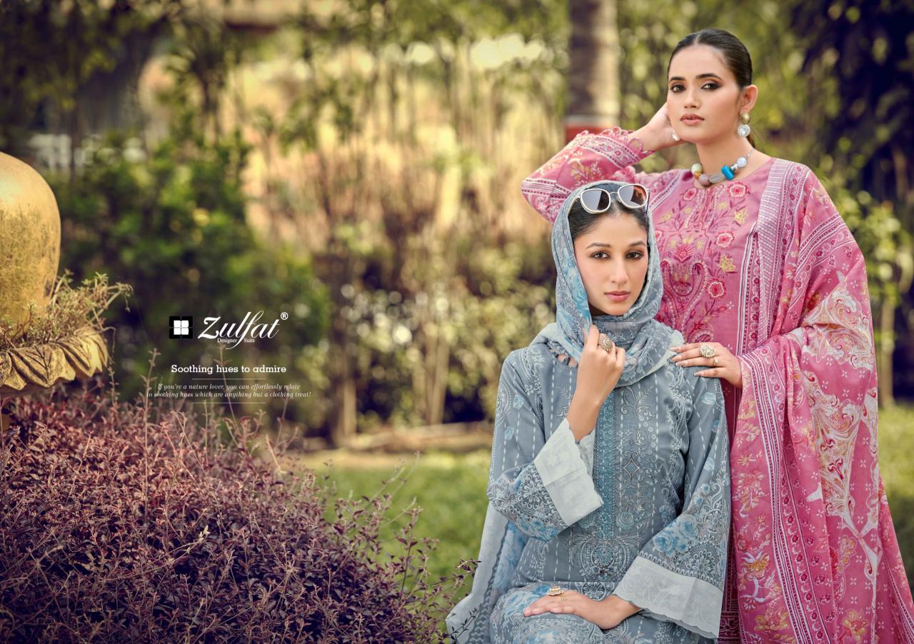Zulfat Sana Safina vol 4 catalog cheapest dress material wholesaler in surat