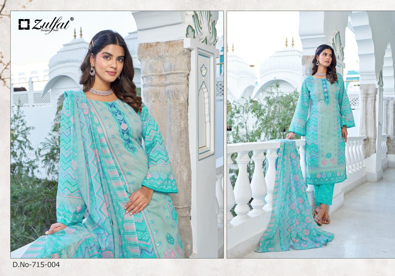Zulfat Summer Breeze vol 3 catalog surat wholesale dress material market