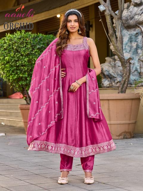 Aanchi Orchid 0.1 catalog designer kurti wholesale best place