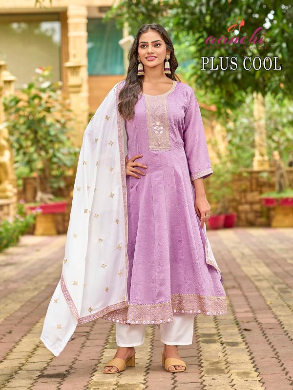 Aanchi Plus Cool catalog wholesale party wear kurti