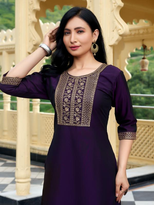 Aanchi Sangita catalog designer kurtis at wholesale price