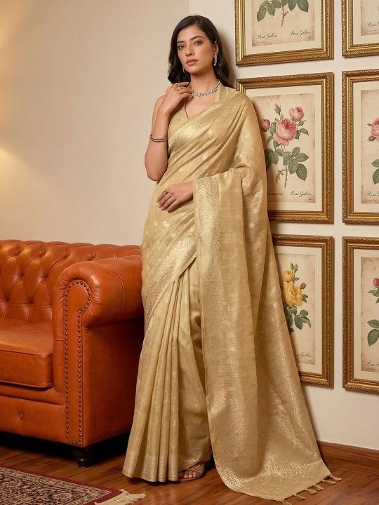 AAROHI by SHREE SHYAM FASHION fancy designer Soft tissue silk fabric saree wholesale with Fancy latkan