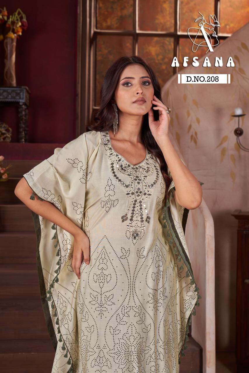 Afsana 208 catalog bulk kurtis wholesale