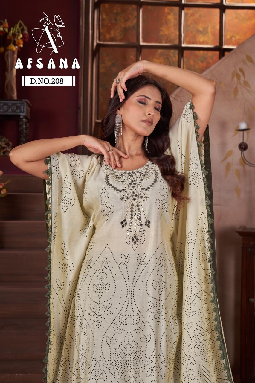 Afsana 208 catalog bulk kurtis wholesale