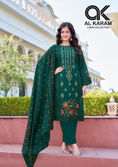 Al Karam Shezlin – Pakistani Kurti Pant With Dupatta - Wholesale Catalog