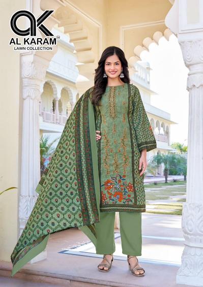 Al Karam Shezlin – Pakistani Kurti Pant With Dupatta - Wholesale Catalog