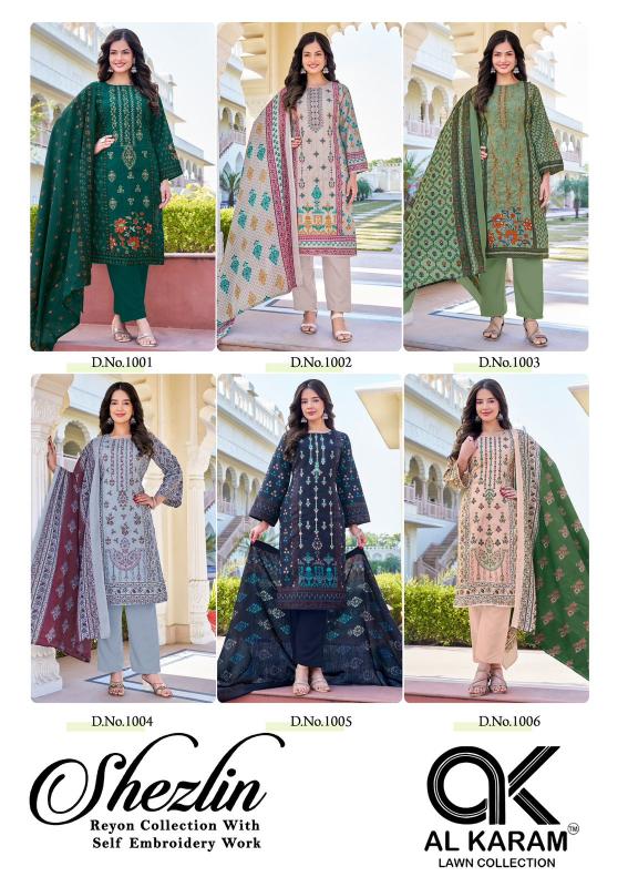 Al Karam Shezlin – Pakistani Kurti Pant With Dupatta - Wholesale Catalog