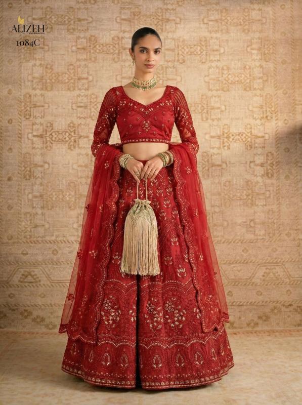 Alizeh 1084 catalog Butterfly Net Lehenga Choli