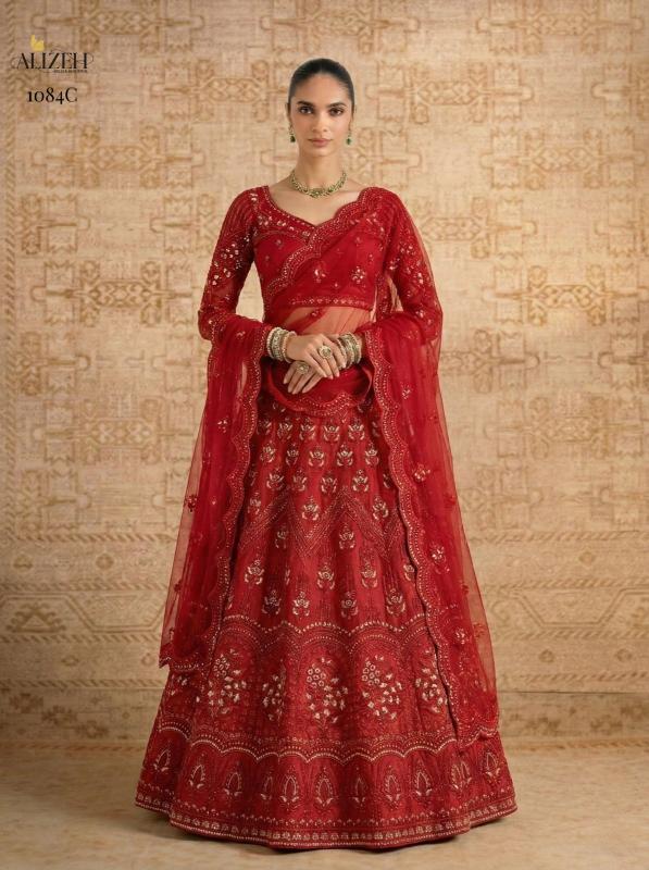 Alizeh 1084 catalog Butterfly Net Lehenga Choli