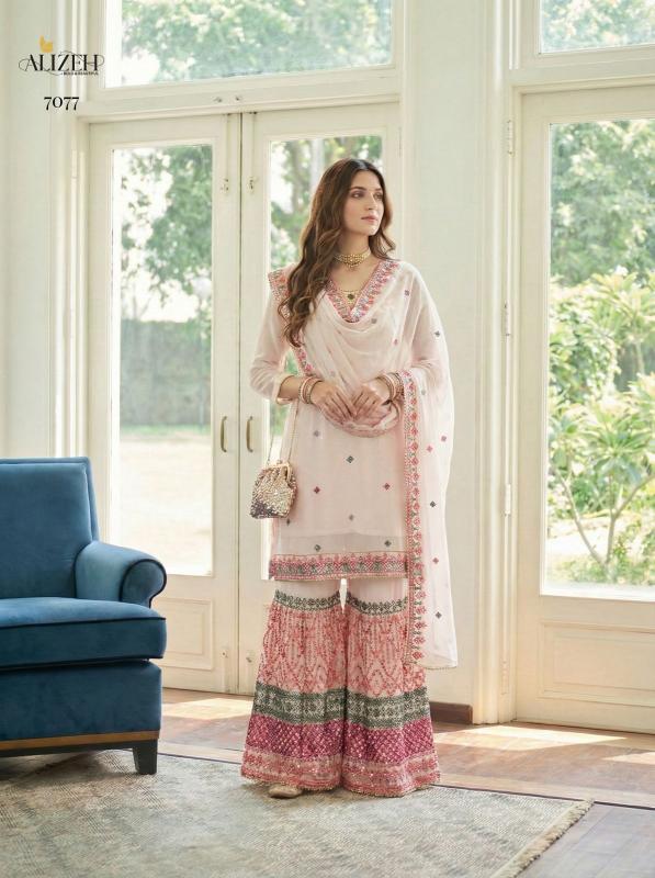 Alizeh 7077 And 7089 catalog pakistani suits wholesale near me