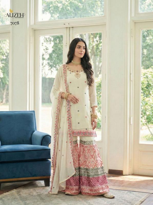 Alizeh 7077 And 7089 catalog pakistani suits wholesale near me