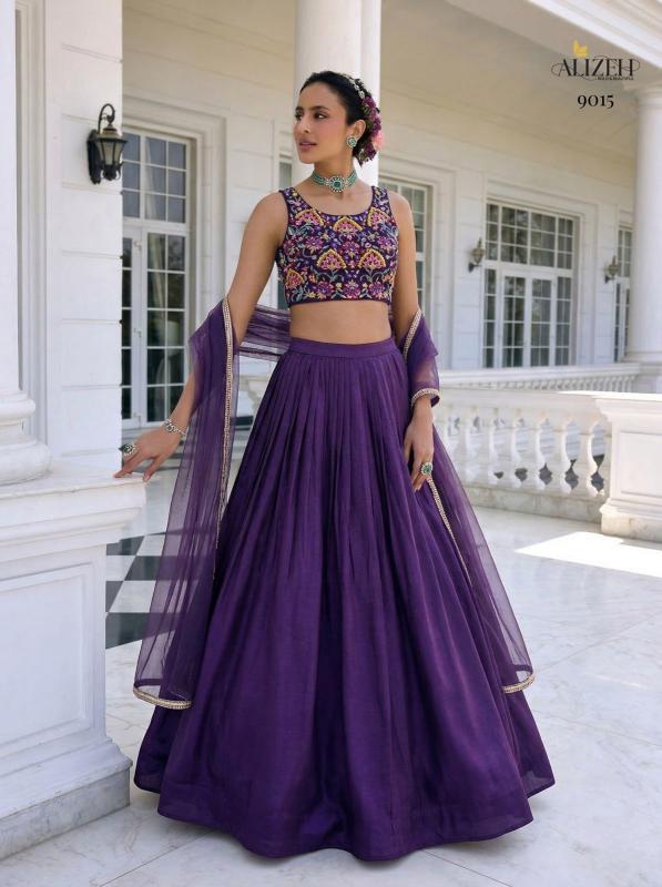 Alizeh 9014 To 9016 catalog lehenga choli wholesaler 