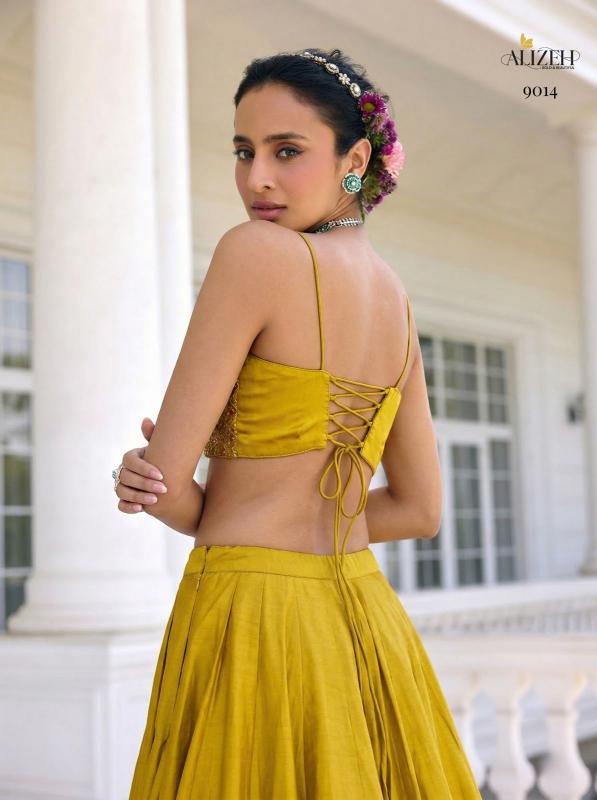 Alizeh 9014 To 9016 catalog lehenga choli wholesaler 