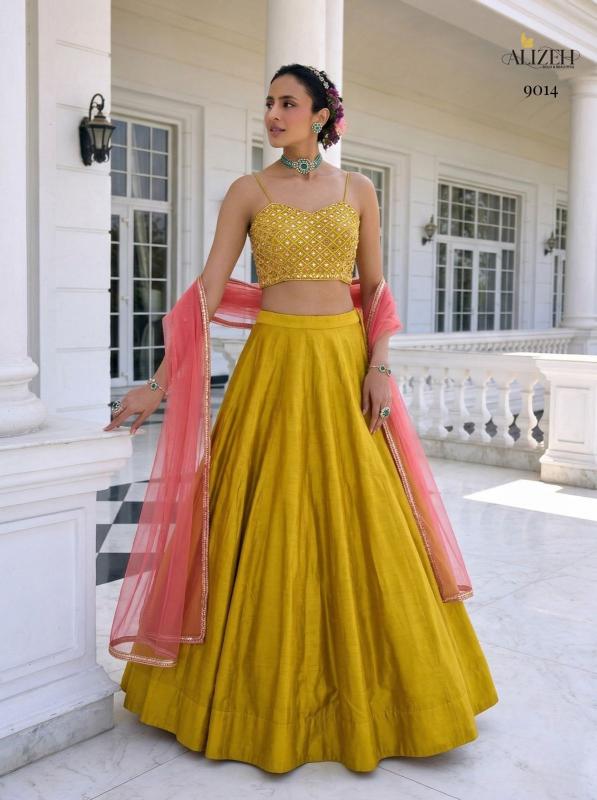 Alizeh 9014 To 9016 catalog lehenga choli wholesaler 