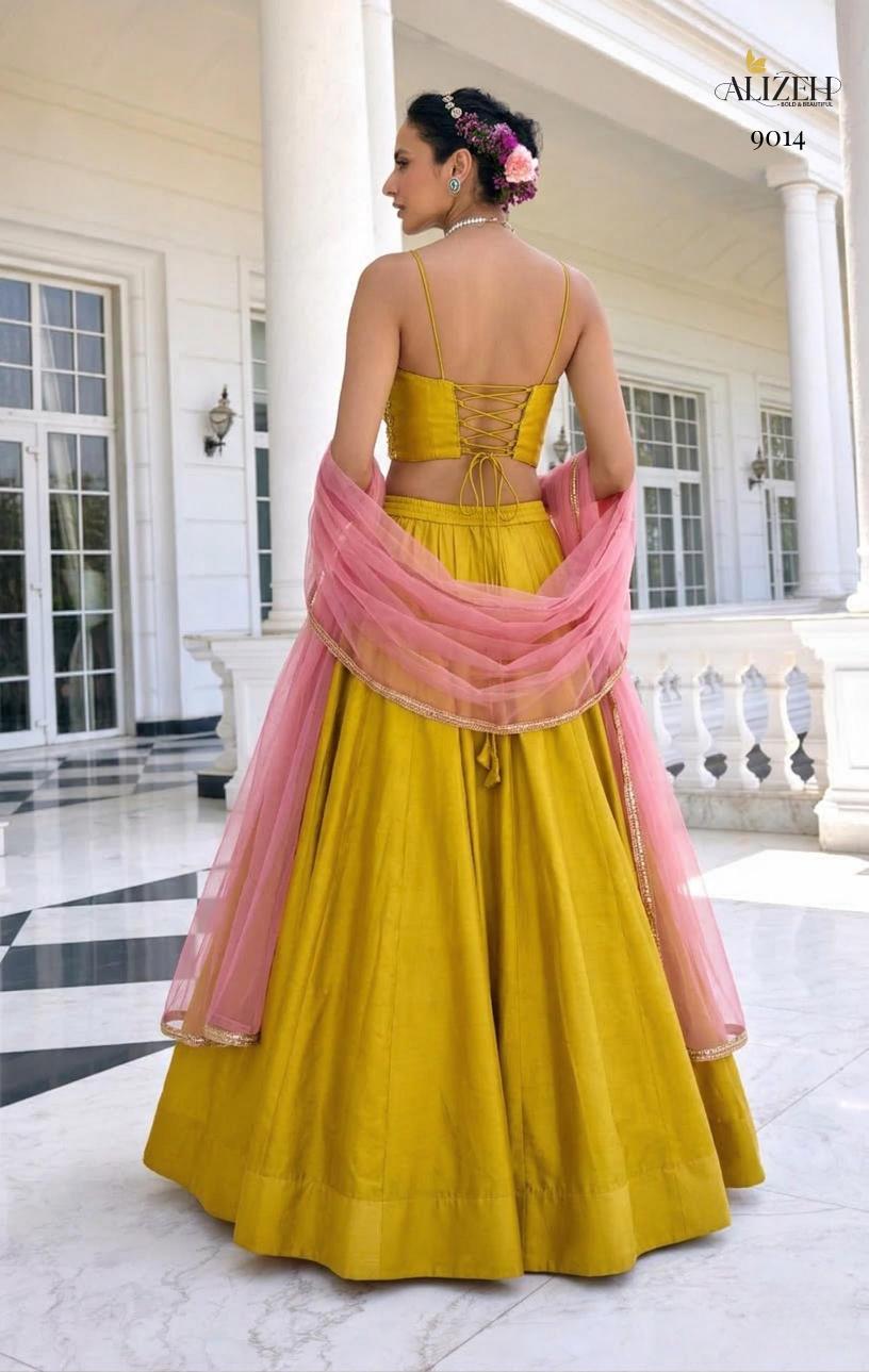 Alizeh 9014 To 9016 catalog lehenga choli wholesaler 