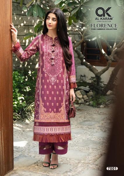 Alkaram Florence Vol-7 – Karachi Kurti Pant With Dupatta - Wholesale Catalog