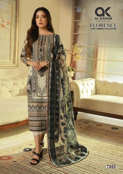 Alkaram Florence Vol-7 – Karachi Kurti Pant With Dupatta - Wholesale Catalog