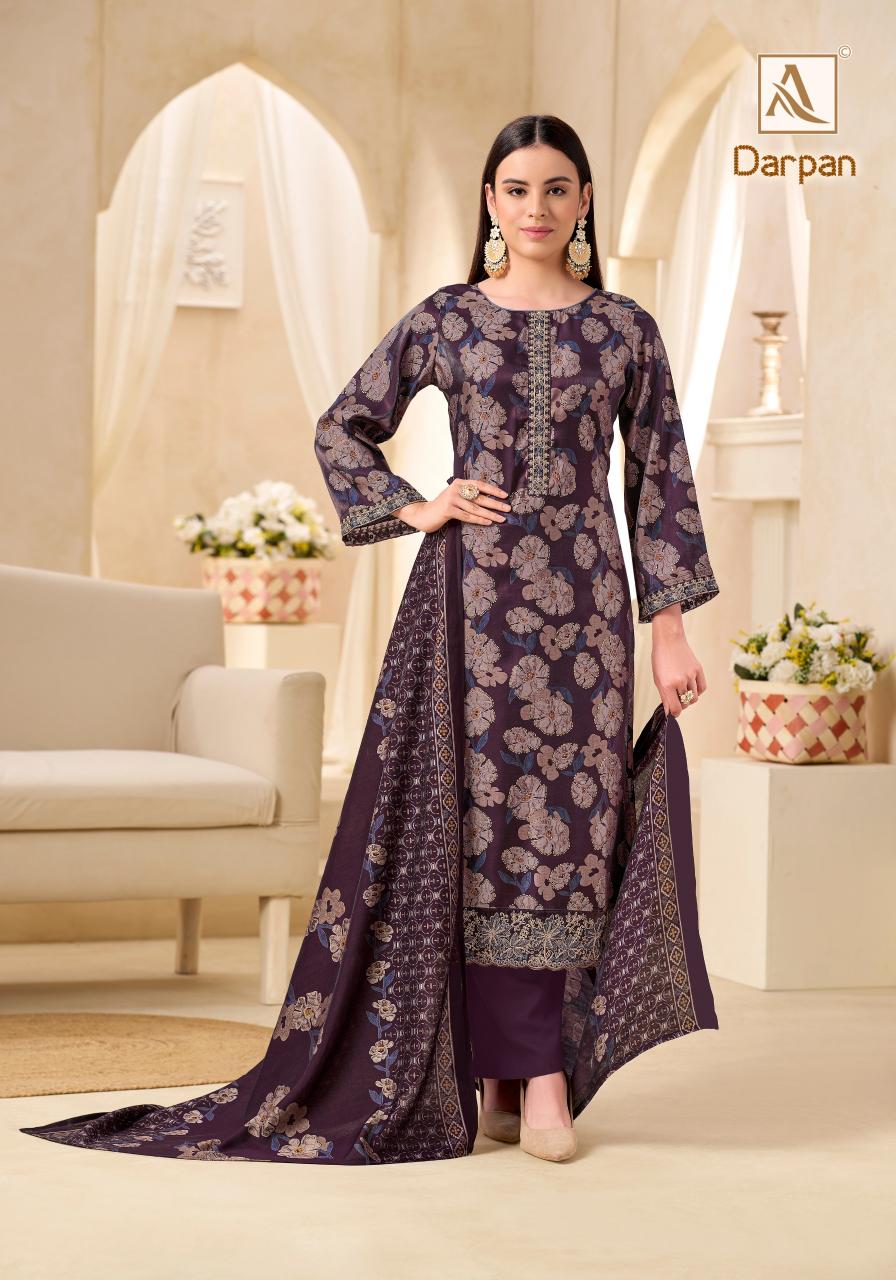 Alok Darpan catalog wholesale dress material market surat