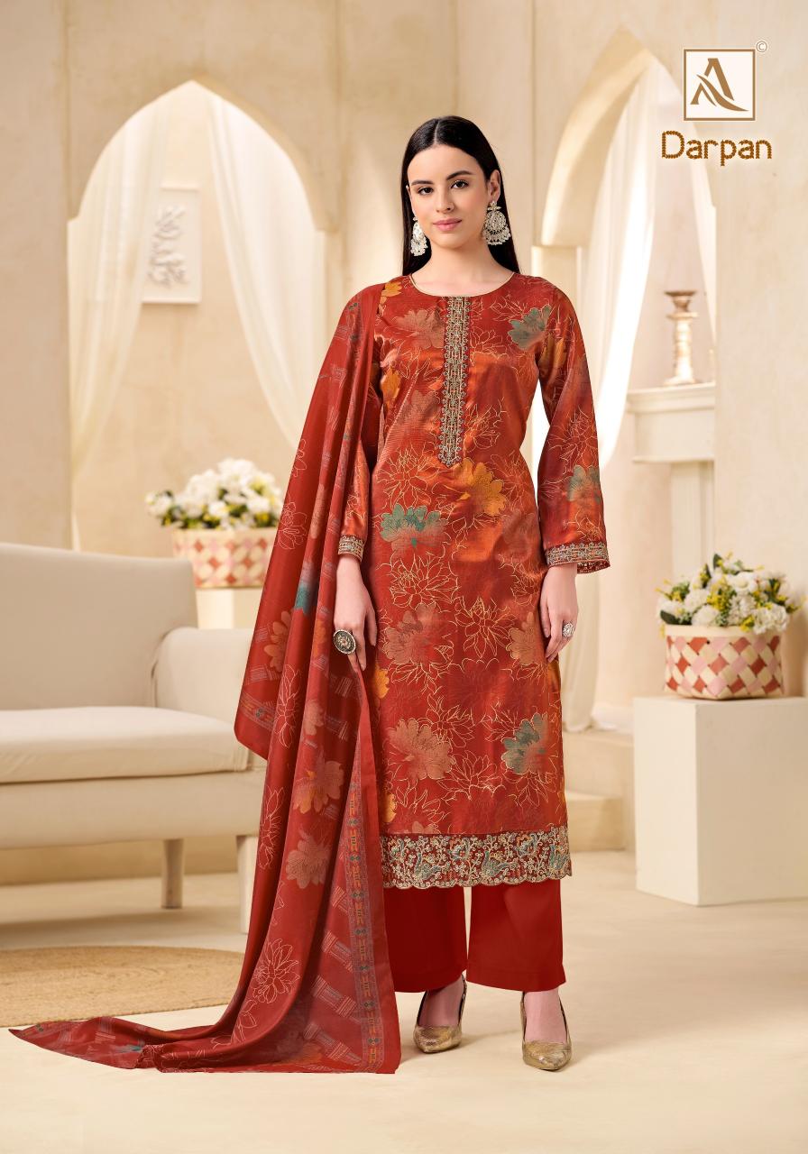 Alok Darpan catalog wholesale dress material market surat