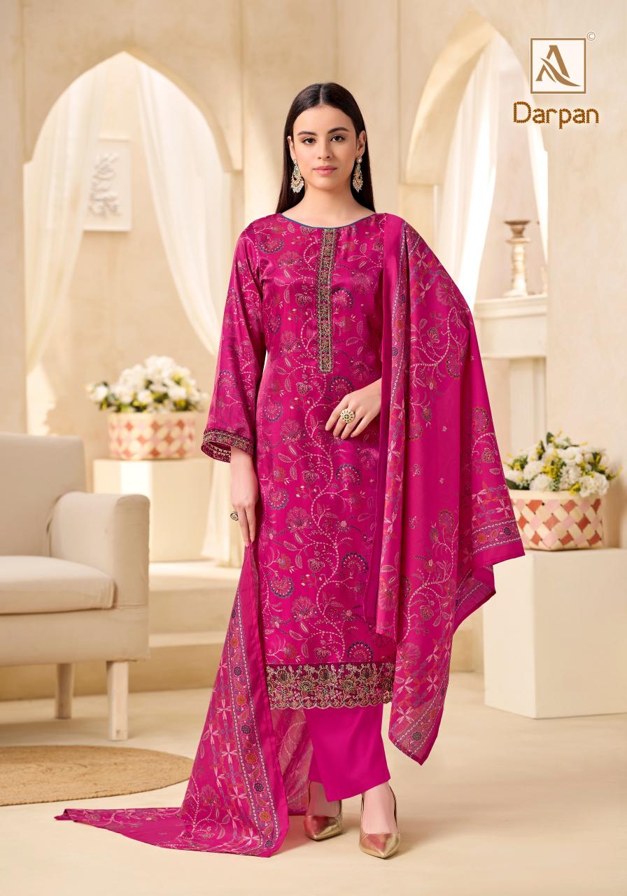 Alok Darpan catalog wholesale dress material market surat