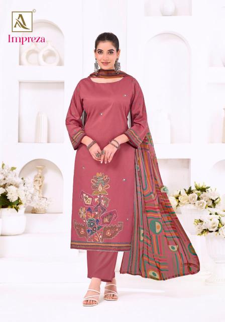 Alok Impreza catalog unstitched salwar dress materials in surat