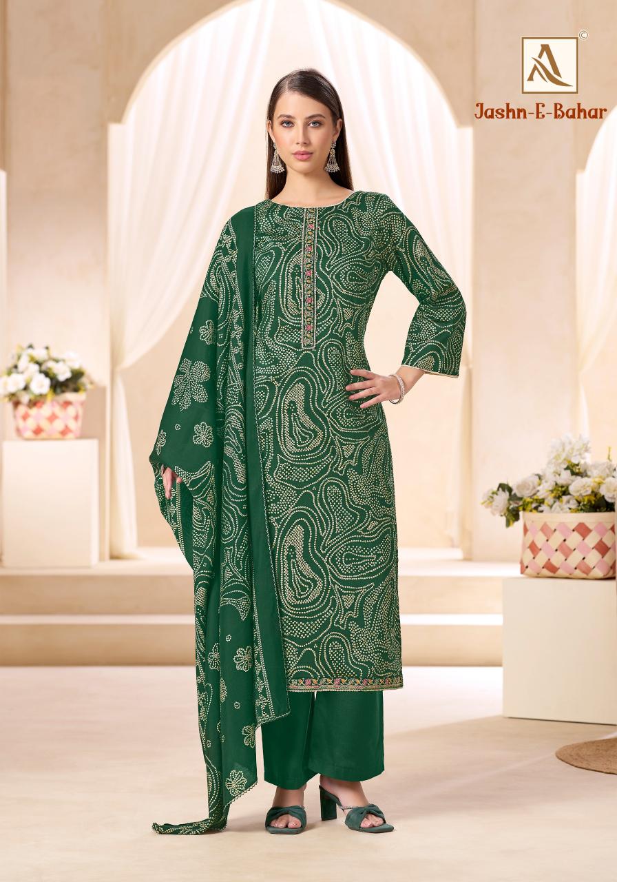 Alok Jashan E Bahar catalog surat mumbai dress materials for sales whappa number