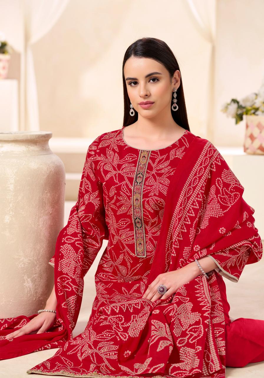 Alok Jashan E Bahar catalog surat mumbai dress materials for sales whappa number