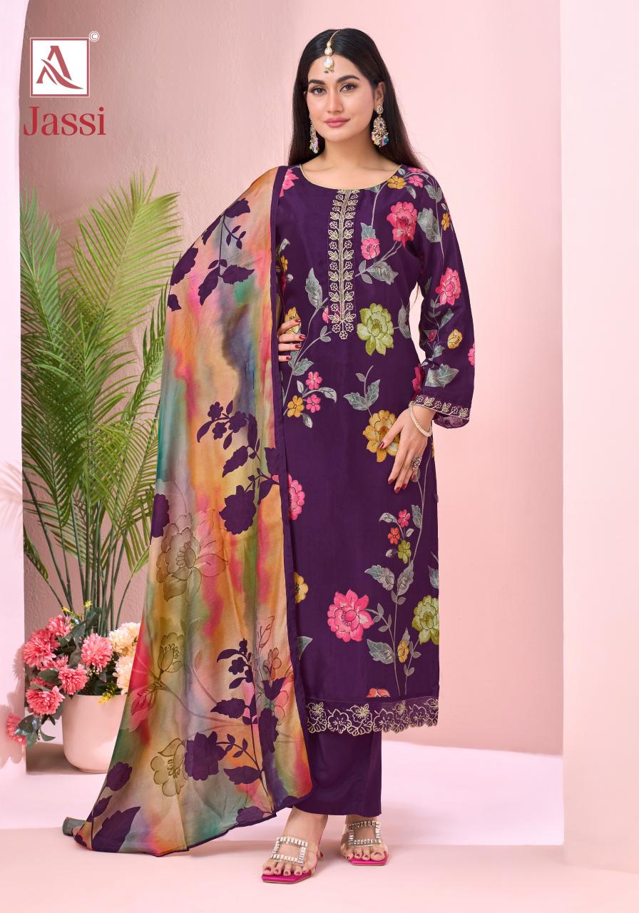 Alok Jassi catalog dress material shop in surat